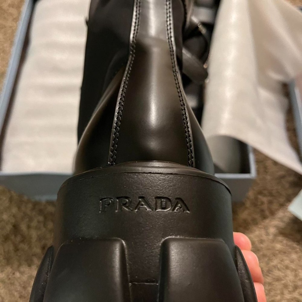 Prada black pocket boots size 36 - Picture 4 of 5